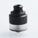 Authentic GAS Mods Nixon V1.0 RDTA Rebuildable Dripping Tank Atomizer w/ BF Pin - Black, Stainless Steel, 2ml, 22mm Diameter
