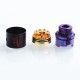 Authentic VBS Iron Surface Squonk Mechanical Box Mod + Vivid RDA Kit - Purple, Resin, 7ml, 1 x 18650 / 20700, 24mm Diameter