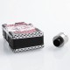 Authentic Sigelei Vcigo Moon Box 200W Box Mod + Sig-S RDA Kit - Black + White Skull, 2 x 18650, 22mm Diameter