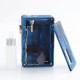 Authentic VBS Iron Surface Squonk Mechanical Box Mod + Vivid RDA Kit - Blue, Resin, 7ml, 1 x 18650 / 20700, 24mm Diameter