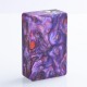 Authentic VBS Iron Surface Squonk Mechanical Box Mod - Purple, Resin, 7ml, 1 x 18650 / 20700