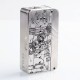 Authentic Dovpo M VV 300W Variable Voltage Box Mod Special Edition - Silver Gorilla, Zinc Alloy, 2 x 18650