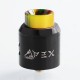 Authentic Timesvape APEX RDA Rebuildable Dripping Atomizer w/ BF Pin - Black, Stainless Steel, 25mm Diameter
