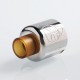 Authentic Timesvape Mask RDA Rebuildable Dripping Atomizer w/ BF Pin - Silver, Stainless Steel, 24mm Diameter