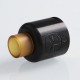 Authentic Timesvape Mask RDA Rebuildable Dripping Atomizer w/ BF Pin - Black, Stainless Steel, 24mm Diameter