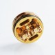 Authentic Timesvape Mask RDA Rebuildable Dripping Atomizer w/ BF Pin - Black, Stainless Steel, 30mm Diameter
