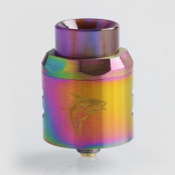 Authentic Timesvape APEX RDA Rebuildable Dripping Atomizer w/ BF Pin - Rainbow, Stainless Steel, 25mm Diameter