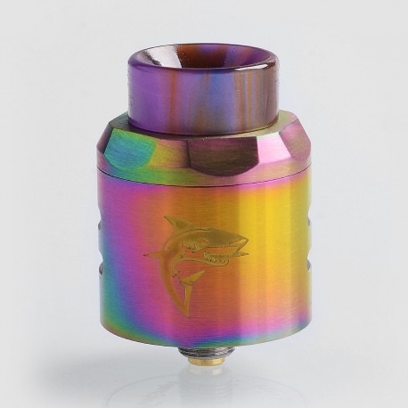 Authentic Timesvape APEX RDA Rebuildable Dripping Atomizer w/ BF Pin - Rainbow, Stainless Steel, 25mm Diameter