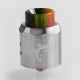 Authentic Timesvape APEX RDA Rebuildable Dripping Atomizer w/ BF Pin - Silver, Stainless Steel, 25mm Diameter