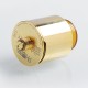 Authentic Vandy Vape Phobia RDA Rebuildable Dripping Atomizer w/ BF Pin - Gold, Stainless Steel, 24mm Diameter