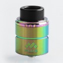 Authentic Vapefly Mesh Plus RDA Rebuildable Dripping Atomizer w/ BF Pin - Rainbow, Stainless Steel, 25mm Diameter