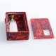 Authentic VBS Iron Surface Squonk Mechanical Box Mod + Vivid RDA Kit - Red, Resin, 7ml, 1 x 18650 / 20700, 24mm Diameter