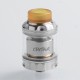 Authentic Hotcig Centaur RTA Rebuildable Tank Atomizer - Silver, Stainless Steel, 4ml, 24mm Diameter