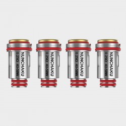 [Ships from Bonded Warehouse] Authentic Uwell Replacement Claptonized A1 Coil for Nunchaku 2 - 0.25 Ohm (40~50W) (4 PCS)