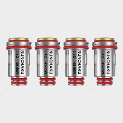 [Ships from Bonded Warehouse] Authentic Uwell Replacement Claptonized A1 Coil for Nunchaku 2 - 0.4 Ohm (45~55W) (4 PCS)