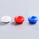 Authentic GAS Mods Replacement 510 Drip Tip Kit for G.R.1 GR1 RDA - White + Red + Blue, POM