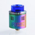 Authentic VandyVape Maze Sub Ohm BF RDA Rebuildable Dripping Atomizer - Rainbow, Stainless Steel, 2ml, 24mm Diameter