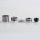 Authentic Vandy Vape Maze Sub Ohm BF RDA Rebuildable Dripping Atomzier - Silver, Stainless Steel, 2ml, 24mm Diameter