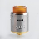 Authentic OBS Crius RDA Rebuildable Dripping Atomizer w/ BF Pin - Silver, Stainless Steel, 24mm Diameter