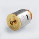 Authentic OBS Crius RDA Rebuildable Dripping Atomizer w/ BF Pin - Silver, Stainless Steel, 24mm Diameter