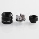 Authentic Wotofo Nudge RDA Rebuildable Dripping Atomizer w/ BF Pin - Black, Aluminum + 316 Stainless Steel, 22mm Diameter