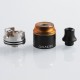 Authentic Vapefly Galaxies MTL RDA Rebuildable Dripping Atomizer w/ BF Pin - Black, Stainless Steel + PMMA, 22mm Diameter