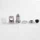 Authentic Digiflavor Themis RTA Rebuildable Tank Atomizer Mesh Version - Silver, Stainless Steel, 5ml, 27mm Diameter