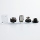 Authentic GeekVape illusion Sub Ohm Tank Clearomizer - Black, Stainless Steel + Glass, 4.5ml, 24m Diameter