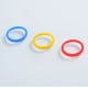 Authentic GAS Mods Decorative Ring for 22mm Diameter RDA / RTA / Sub Ohm Tank - Red + Blue + Yellow, POM (3 PCS)