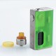 Authentic Wismec Luxotic 100W Squonk Box Mod + Tobhino BF RDA Kit - Green Honeycomb, 7.5ml, 1 x 18650, 22mm Diameter