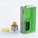 Authentic Wismec Luxotic 100W Squonk Box Mod + Tobhino BF RDA Kit - Green Honeycomb, 7.5ml, 1 x 18650, 22mm Diameter