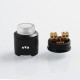 Authentic DEJAVU RDA Rebuildable Dripping Atomizer w/ BF Pin - Black, Stainless Steel, 24mm Diameter