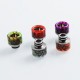 Authentic Vapjoy 510 Replacement Drip Tip Kit for TFV8 Baby / Crown 3 Tank - Random Color, Resin + Stainless Steel, 15mm (5 PCS)