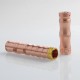 Authentic U-Yo Stacked Hybrid Mechanical Mod w/ Extension Tube - Copper, Copper, 1 x 18350 / 18650, 2 / 3 x 18650