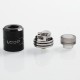 Authentic GeekVape Loop RDA Rebuildable Dripping Atomizer w/ BF Pin - Black, Stainless Steel, 24mm Diameter