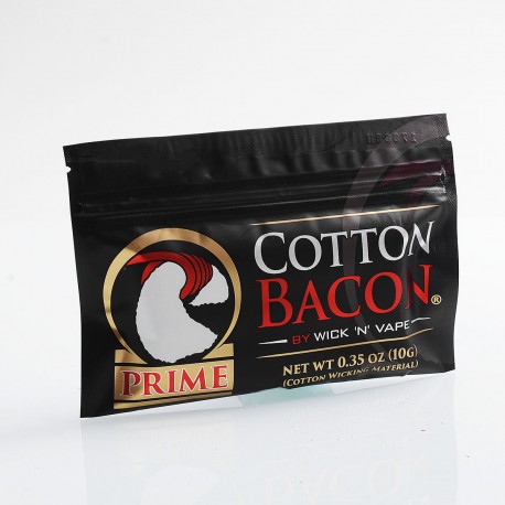 Authentic Wick 'N' Cotton Bacon Prime for E-s - 0.35 Oz (10g)