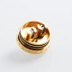Authentic Dovpo LQT RDA Rebuildable Dripping Atomizer w/ BF Pin - Gold, Stainless Steel, 24mm Diameter