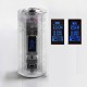 Authentic NCR Nicotine Reinforcer 256W TC VW Variable Wattage Box Mod - White, PC + Stainless Steel, 10~256W, 3 x 18650