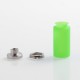 Authentic Wismec Replacement Bottom Feeder Bottle for Luxotic Squonk Box Mod / Kit - Green, Silicone, 7.5ml (2 PCS)