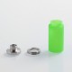 Authentic Wismec Replacement Bottom Feeder Bottle for Luxotic Squonk Box Mod - Green, Silicone, 7.5ml