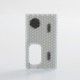 Authentic Wismec Replacement Cover Panel for Luxotic Squonk Box Mod - Grey Honeycomb, Resin