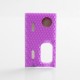 Authentic Wismec Replacement Cover Panel for Luxotic Squonk Box Mod - Purple Honeycomb, Resin