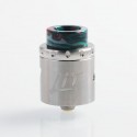 Authentic VandyVape Lit RDA Rebuildable Dripping Atomizer w/ BF Pin - Silver, Stainless Steel, 24mm Diameter