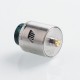 Authentic Vandy Vape Lit RDA Rebuildable Dripping Atomizer w/ BF Pin - Silver, Stainless Steel, 24mm Diameter
