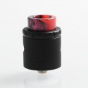 Authentic VandyVape Lit RDA Rebuildable Dripping Atomizer w/ BF Pin - Black, Stainless Steel, 24mm Diameter