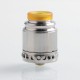 Authentic Hellvape Anglo RDA Rebuildable Dripping Atomizer - Silver, 316 Stainless Steel, 24mm Diameter