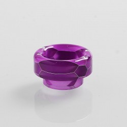 Authentic Wismec Replacement 810 Drip Tip for Tobhino BF RDA / Luxotic BF Kit - Purple Honeycomb, Resin, 10mm