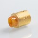 Authentic Hellvape Aequitas RDA Rebuildable Dripping Atomizer w/ BF Pin - Gold, Stainless Steel, 24mm Diameter