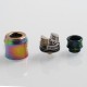 Authentic Wotofo Recurve RDA Rebuildable Dripping Atomizer w/ BF Pin - Rainbow, Stainless Steel, 24mm Diameter