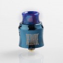 Authentic Wotofo Recurve RDA Rebuildable Dripping Atomizer w/ BF Pin - Blue, Stainless Steel, 24mm Diameter